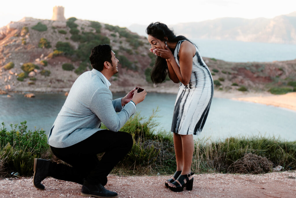 wedding proposal  sardinia alghero