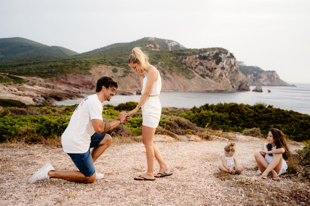 wedding proposal  sardinia alghero