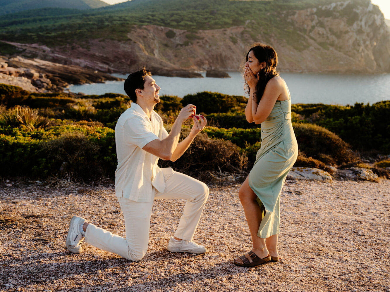 wedding proposal  sardinia 