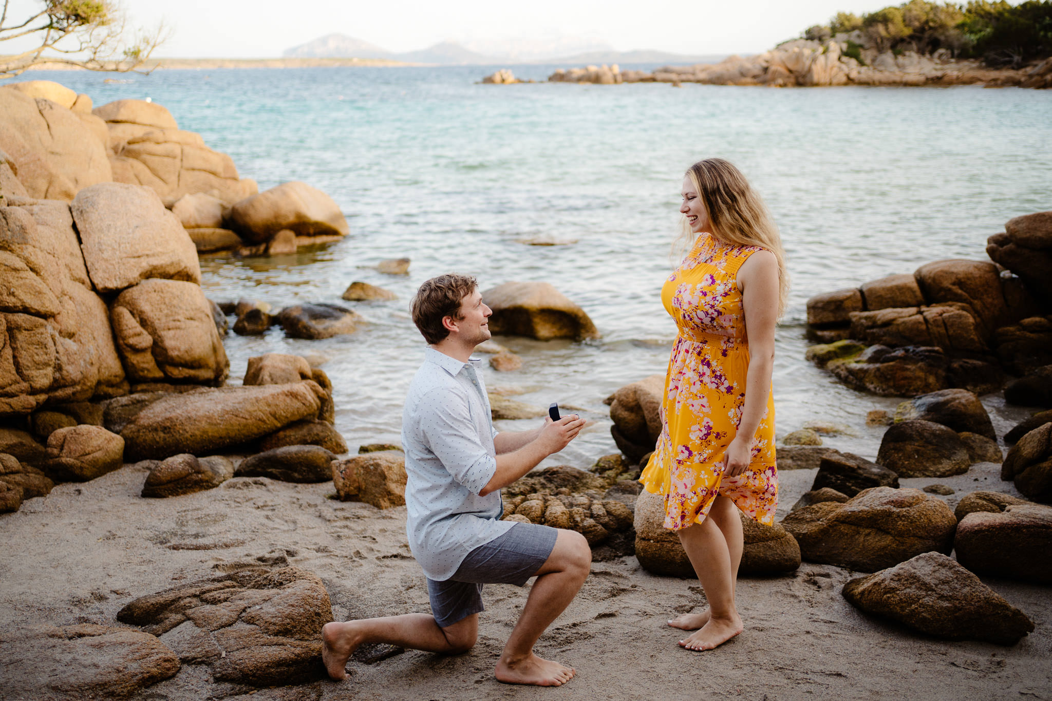 Proposal on the beach Sardinia Porto Cervo