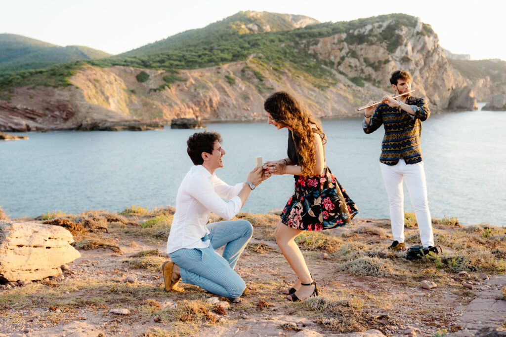 wedding proposal  sardinia 