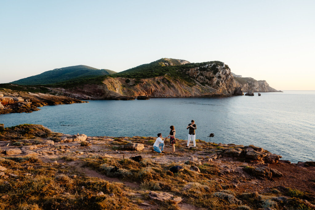 wedding proposal  sardinia 