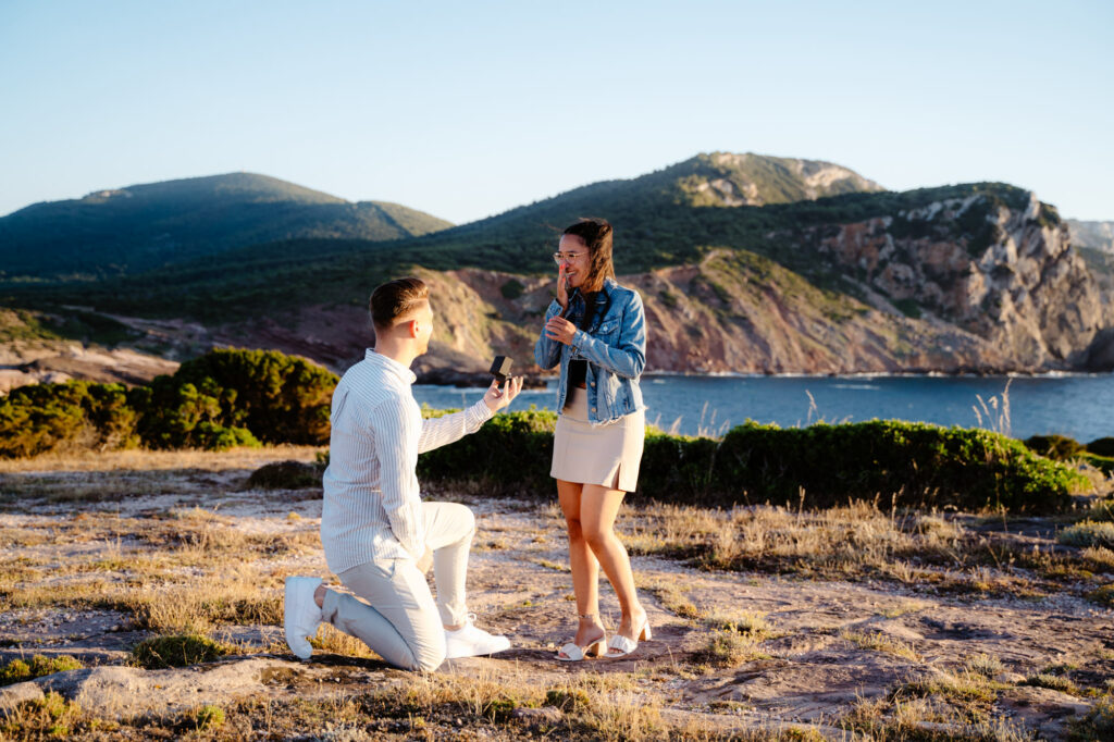 wedding proposal  sardinia 