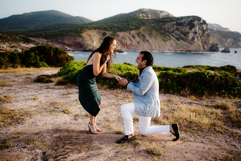 wedding proposal  sardinia 