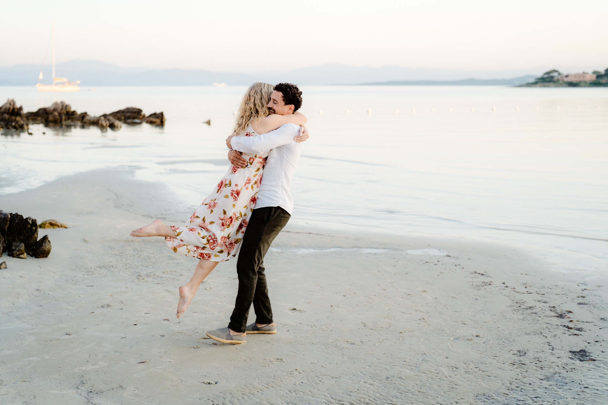 Proposal on the beach Sardinia golfo aranci