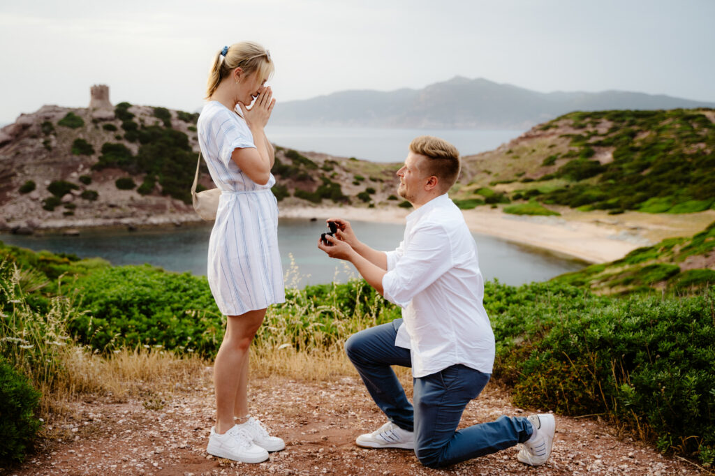 wedding proposal  sardinia 